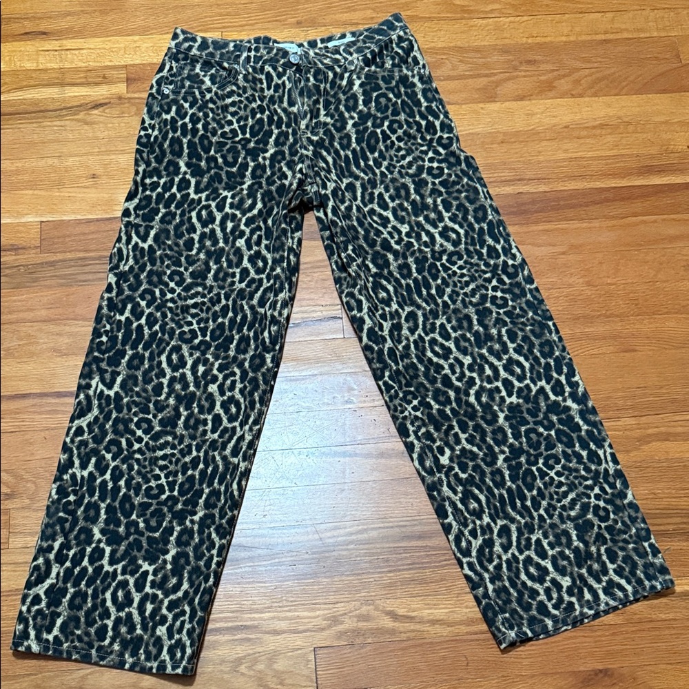 Forever 21 Animal Print Trousers